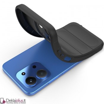Magic Shield guminis dėklas su kameros apsauga - juodas (Xiaomi Redmi 15C 4G)